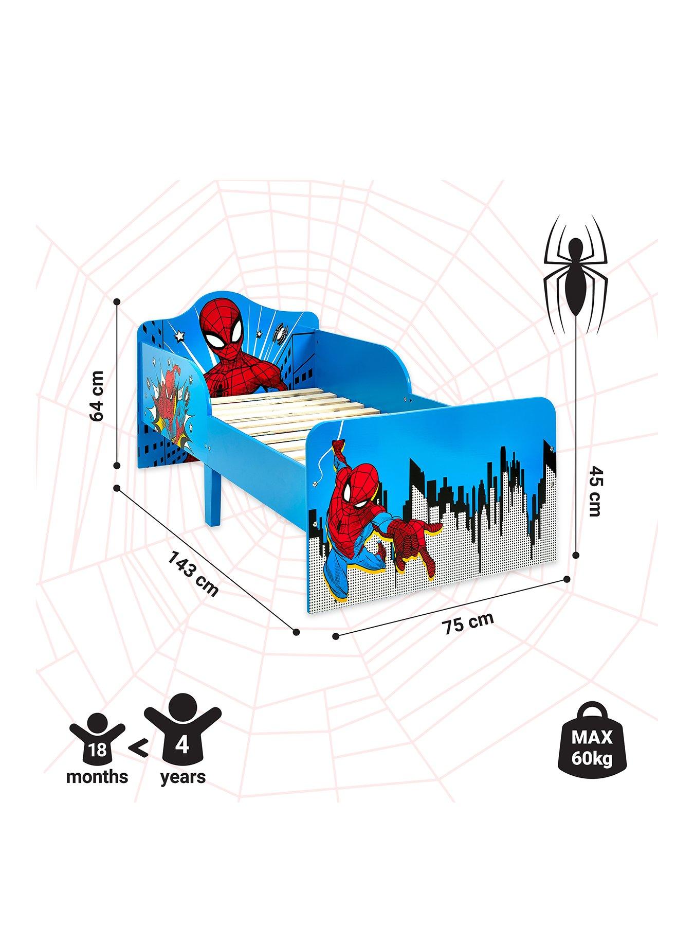 Image 3 of 6 of Spiderman Toddler Bed