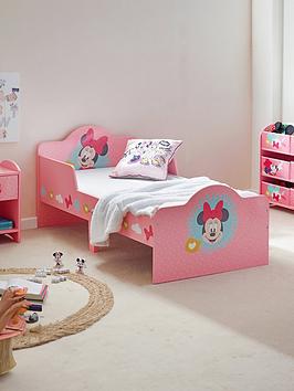 Product photograph of Minnie Mouse Toddler Bed from very.co.uk