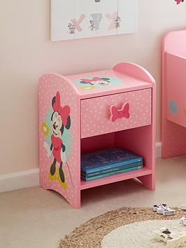Product photograph of Minnie Mouse Bedside Table from very.co.uk