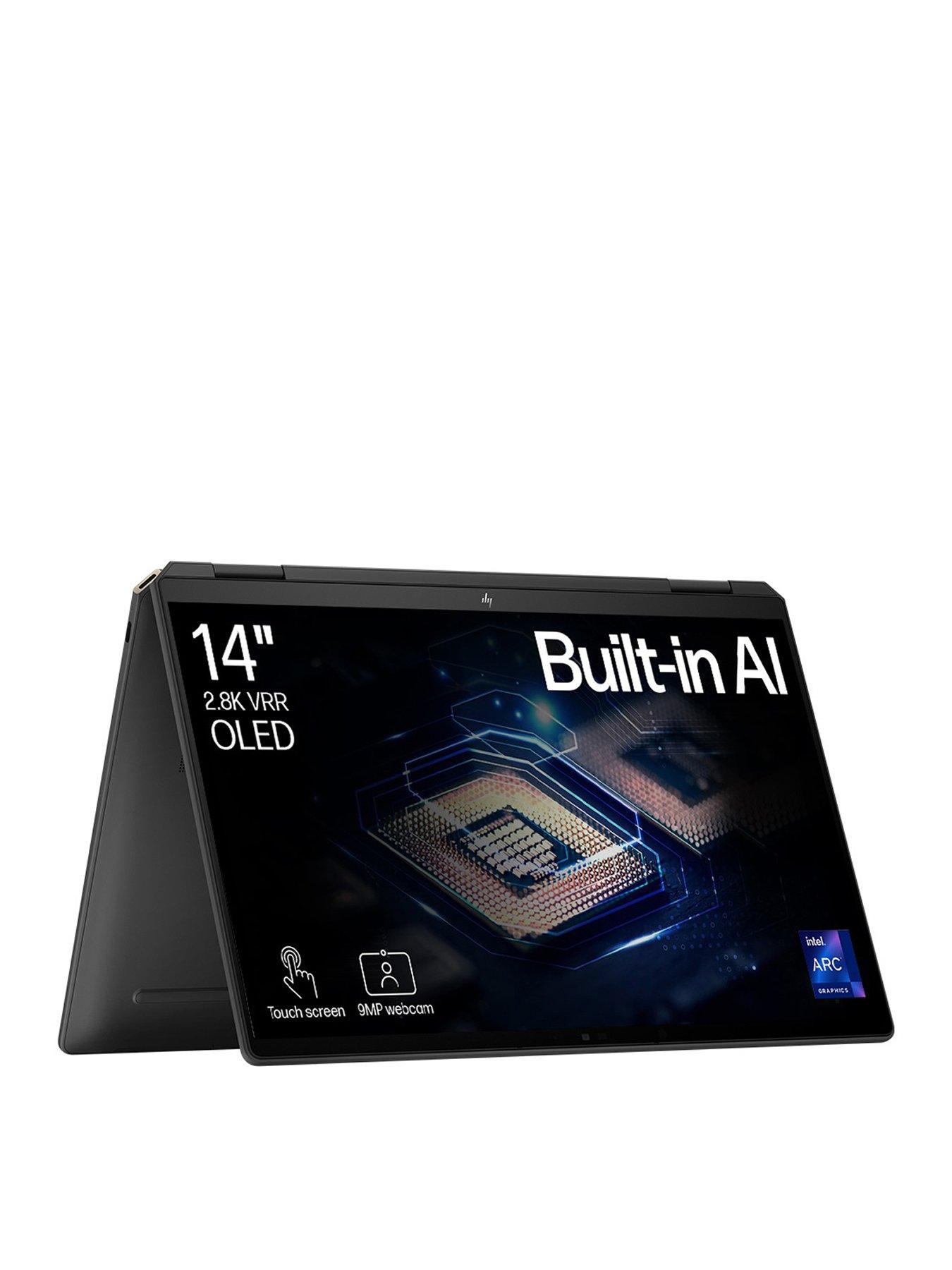 undefined Spectre x360 14-eu0006na, Ultra 5-125H, 16GB RAM 512GB SSD, 14in OLED Laptop - Black