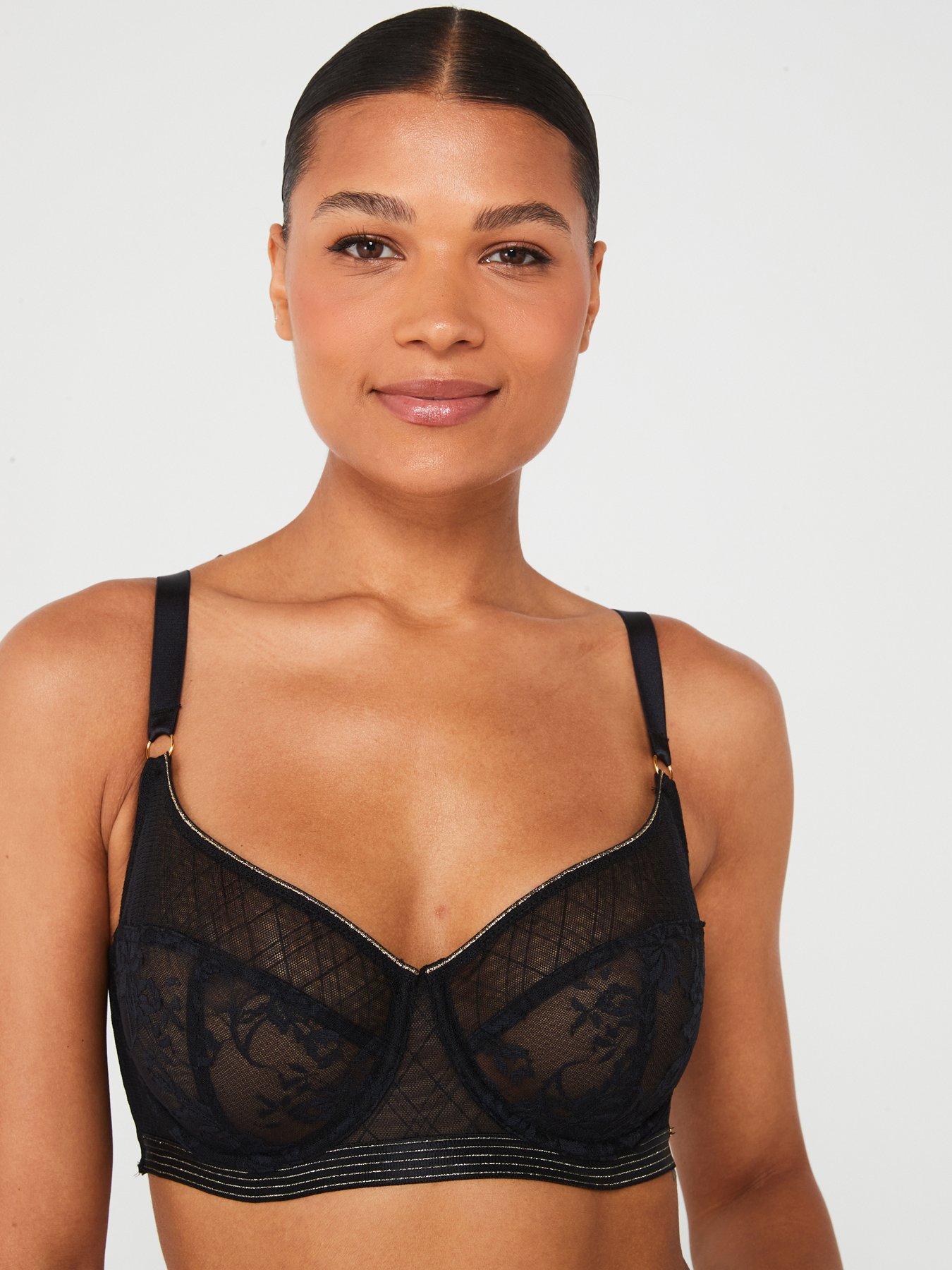 undefined Dulcie Non Padded Wired Bra - Black