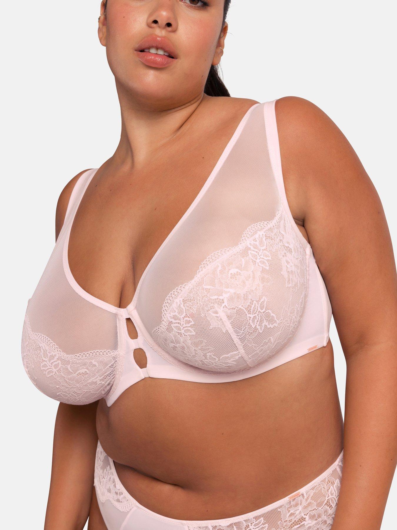 undefined Catalina Non Padded Wired Bra - Pink