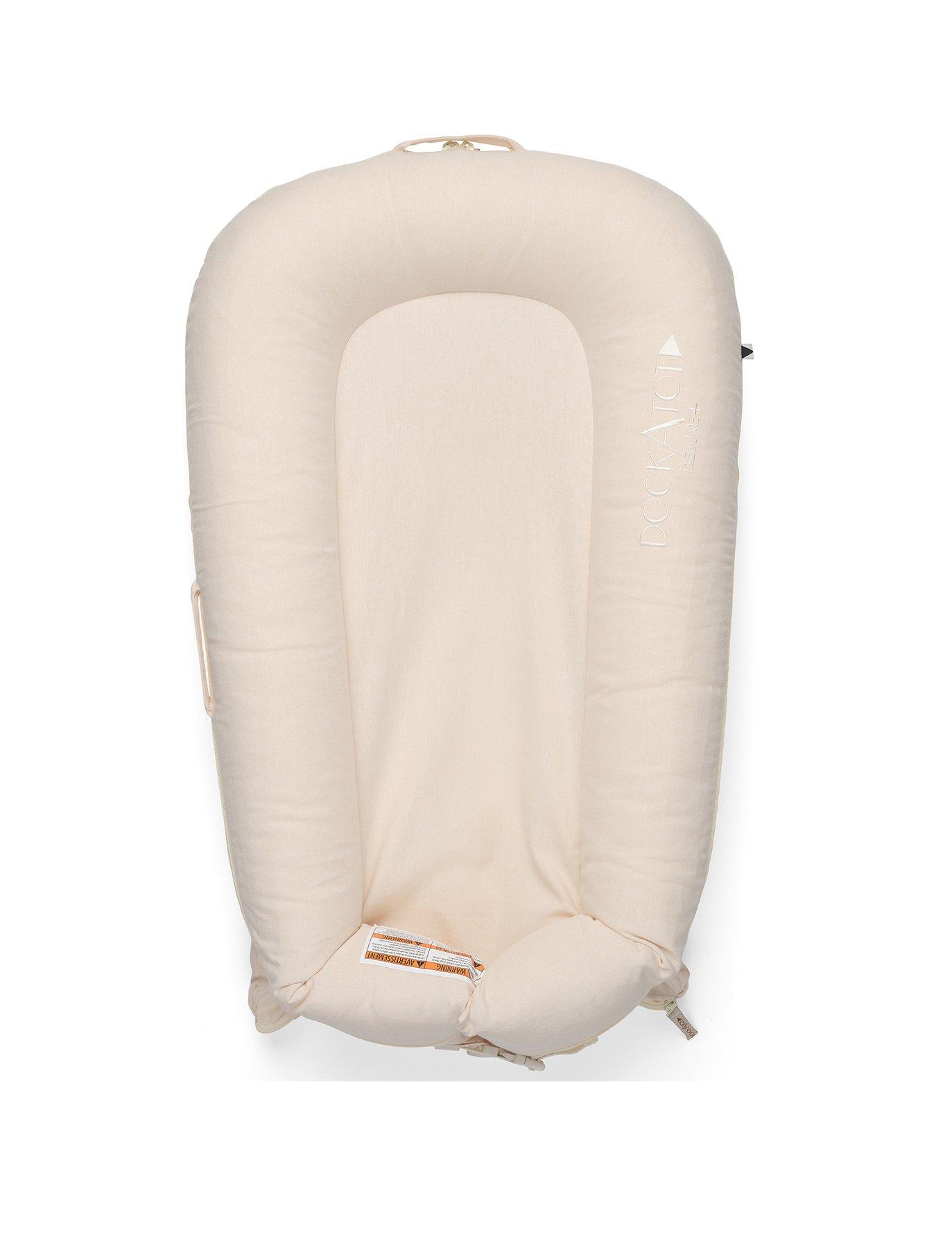 DockATot Deluxe + Dock - Sand Chambray