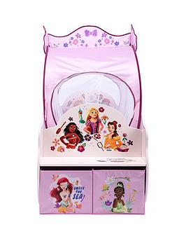 Product photograph of Disney Princess Toddler Carriage Bed With Canopy And Fabric Drawers from very.co.uk