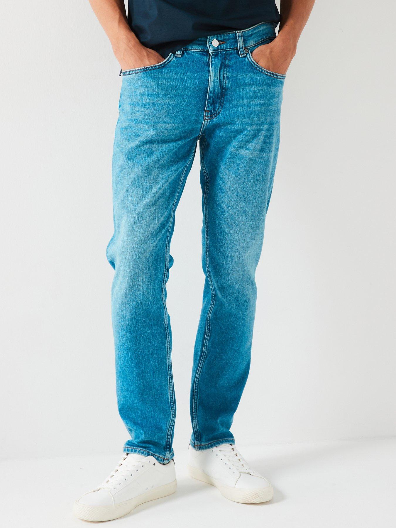 BOSS Delaware 3 Slim Fit Modern Authentic Jeans - Light Blue