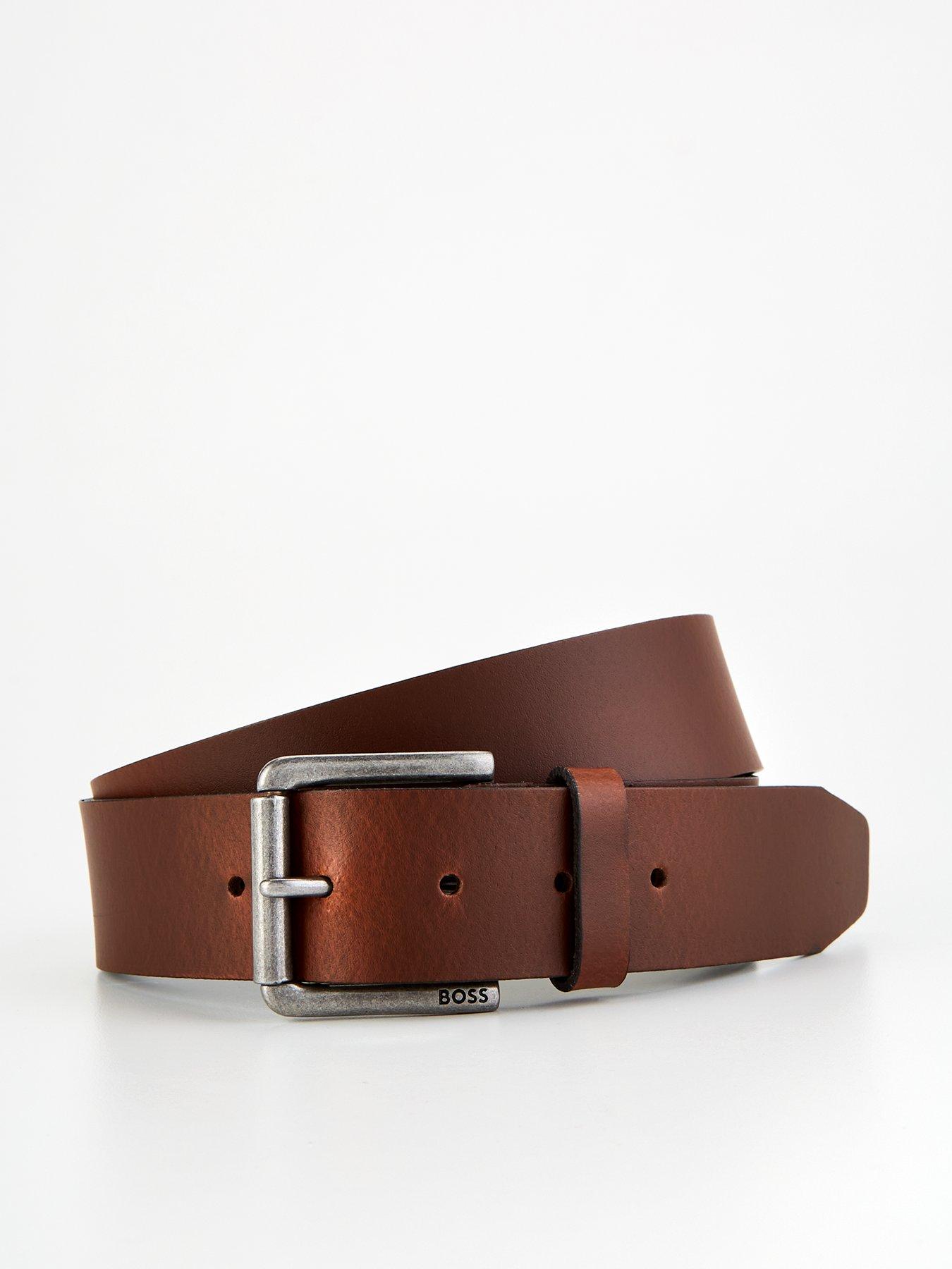 undefined Joris Metal Buckle 4cm Leather Belt- Brown