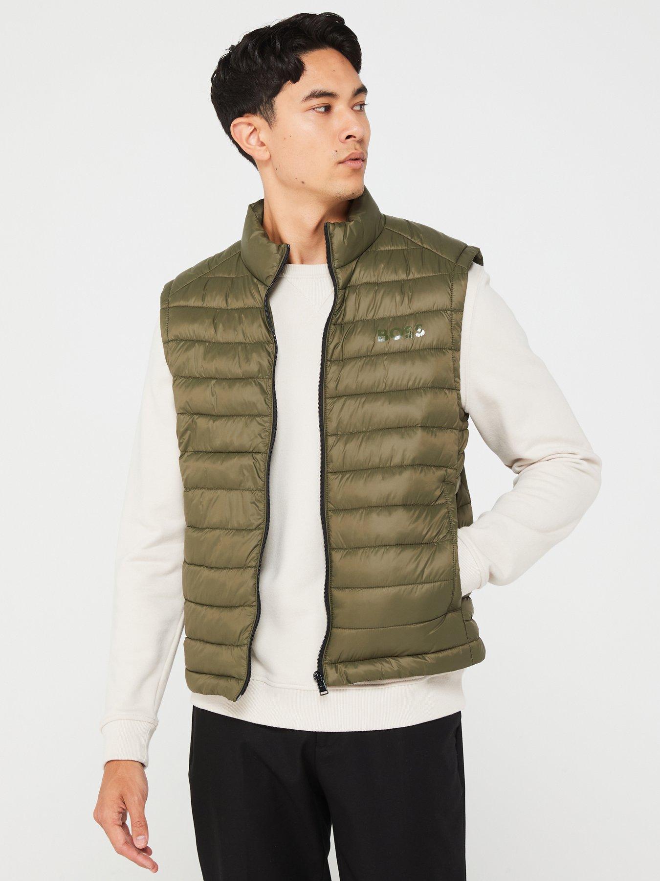 undefined Calano Lightweight Padded Gilet - Khaki