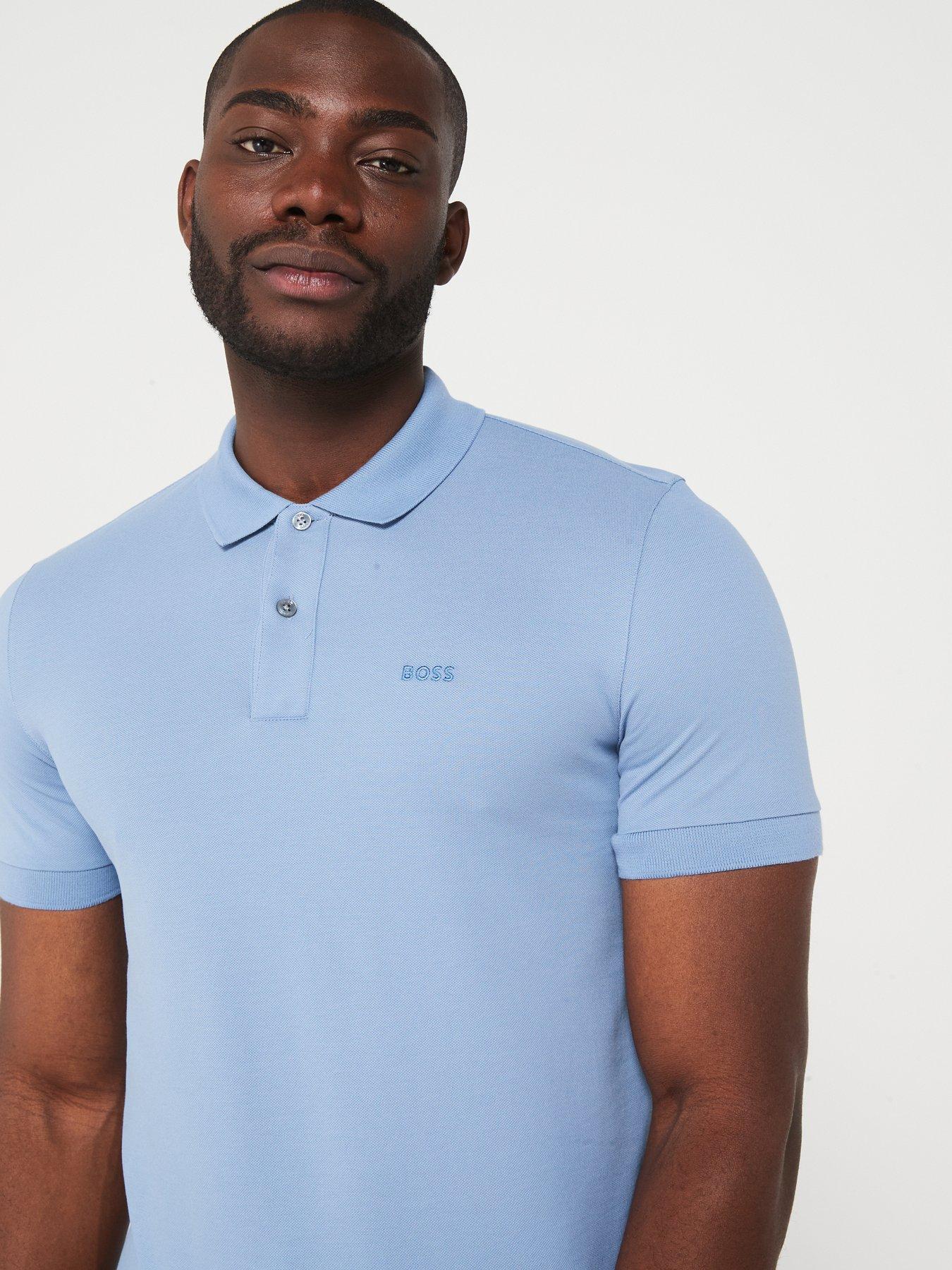 BOSS Pallas Regular Fit Cotton Pique Polo Shirt Very