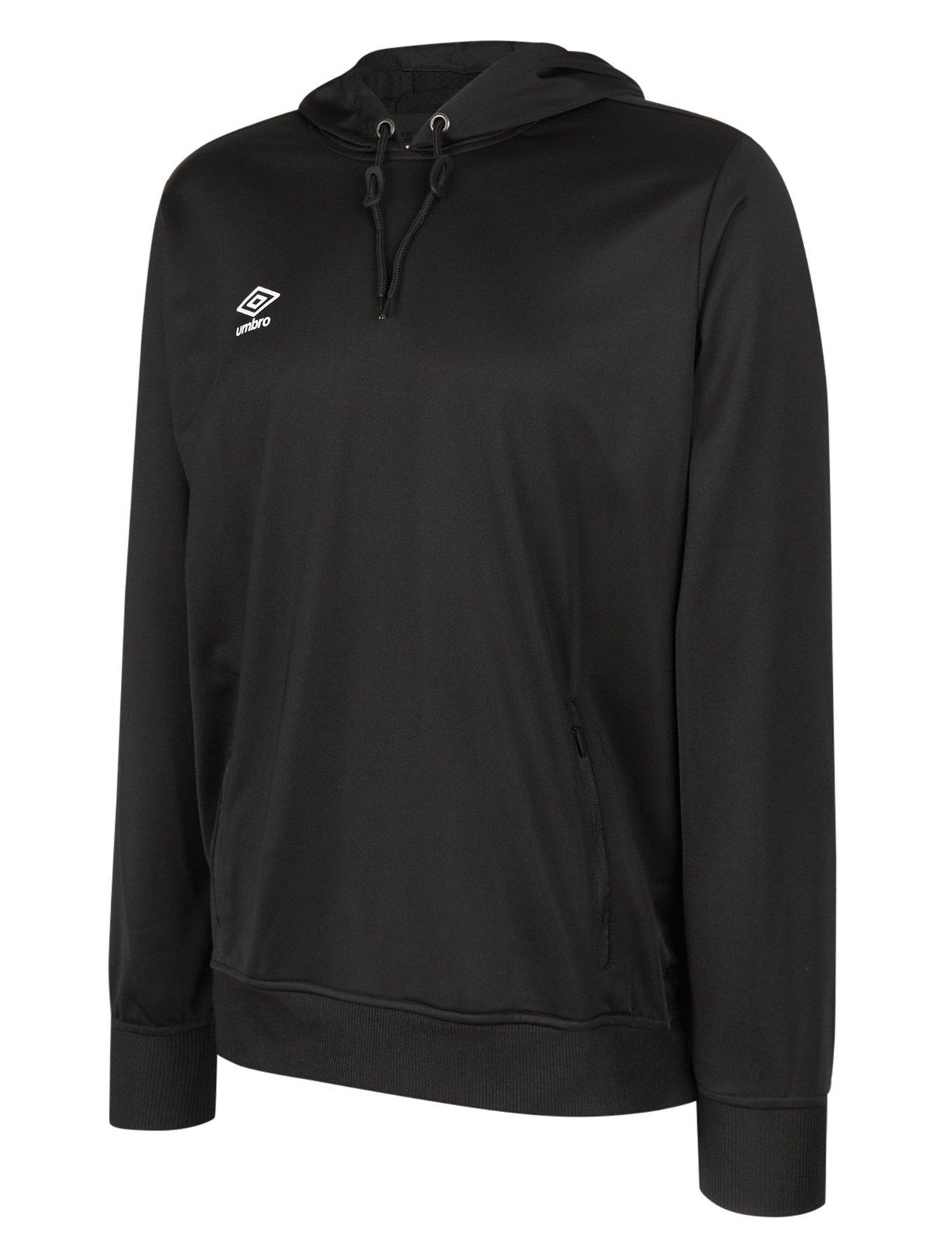 undefined Mens Fleece Hooded Sweatshirt-black