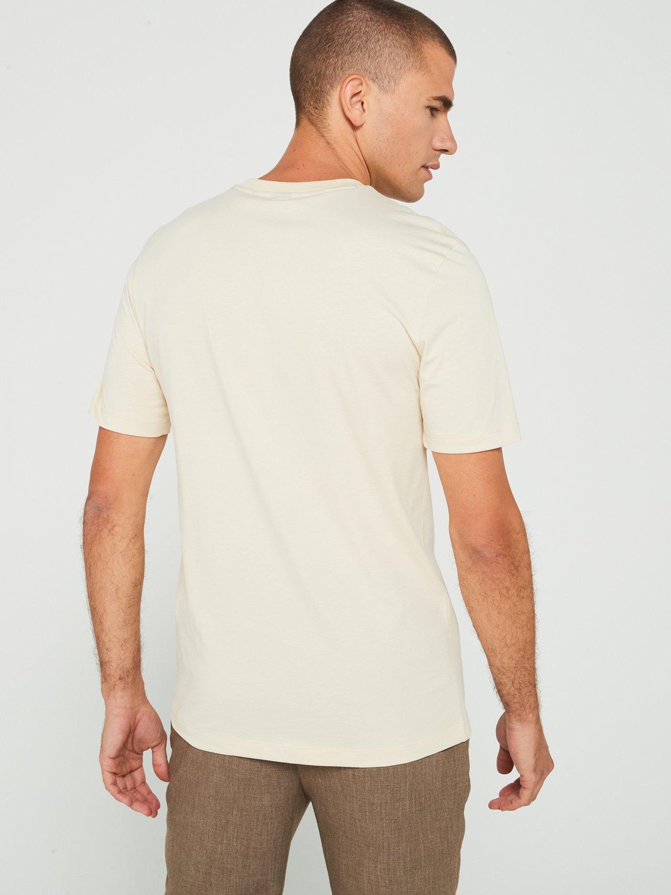 Image 2 of 4 of BOSS Thompson 01 Regular Fit T-shirt - Light Beige