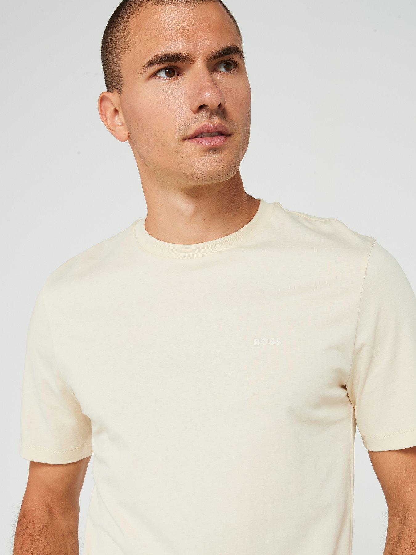 Image 4 of 4 of BOSS Thompson 01 Regular Fit T-shirt - Light Beige