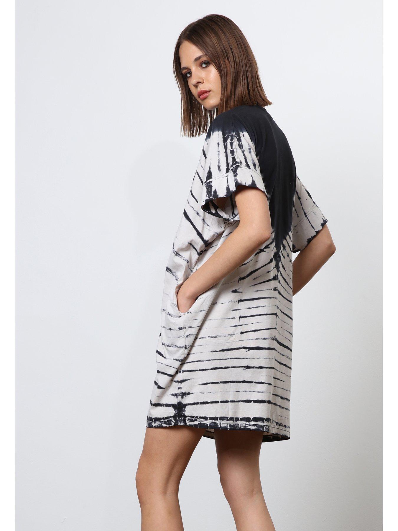 Image 2 of 6 of Religion Oversized Tie Dye Tunic Dress - Multi