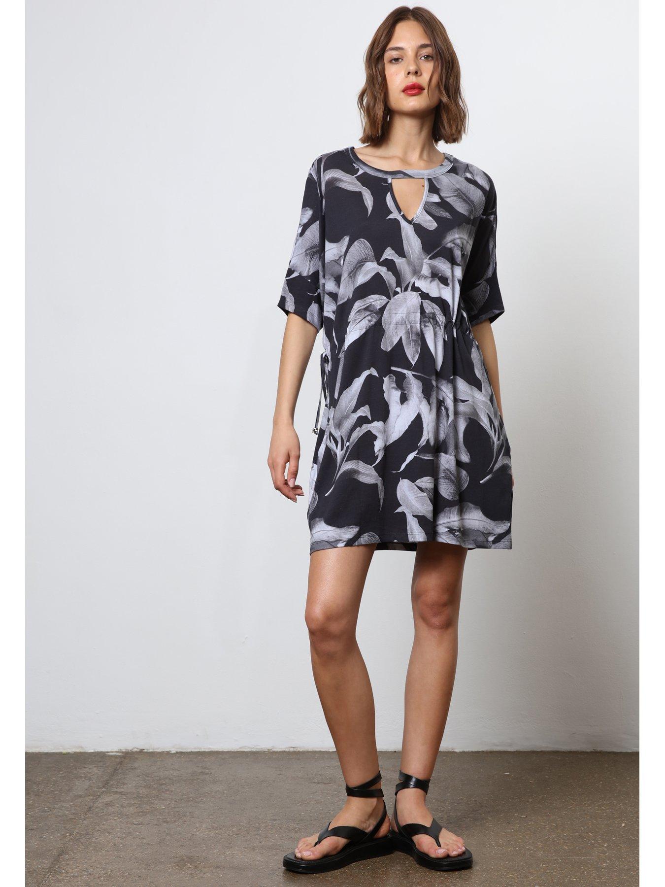 orange knee length dress MATILDA Orange Blossom
