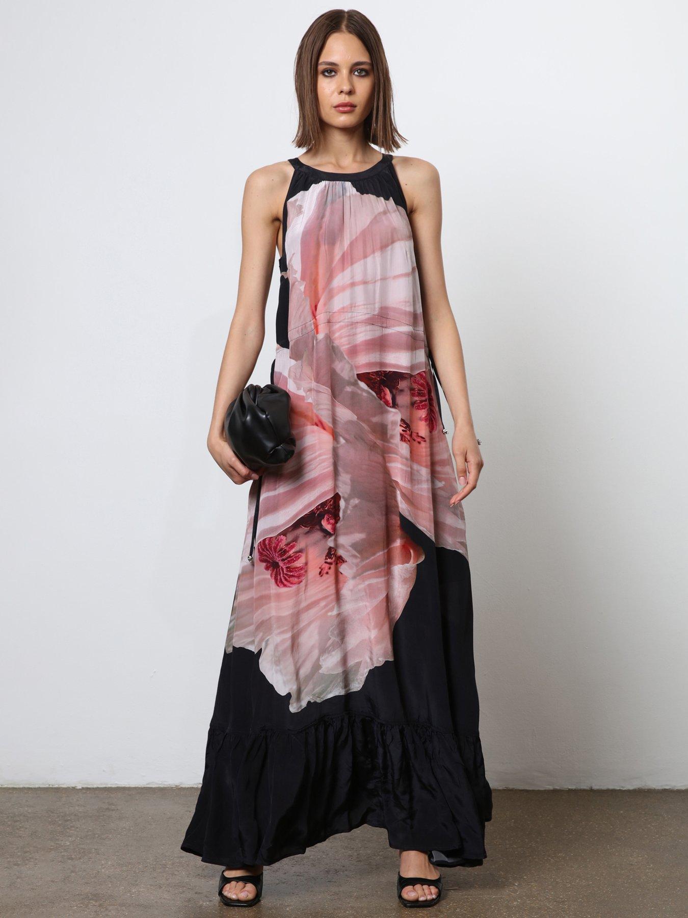 Religion Halter Neck Maxi Dress - Pink | Very