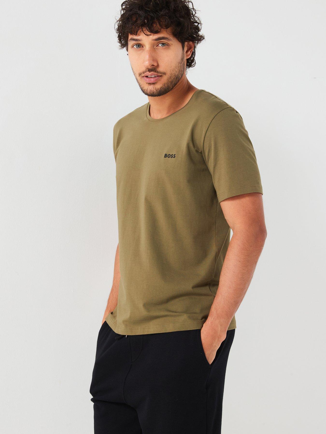 BOSS Mix &amp; Match Loungewear T-shirt - Green, Green, Size L, Men