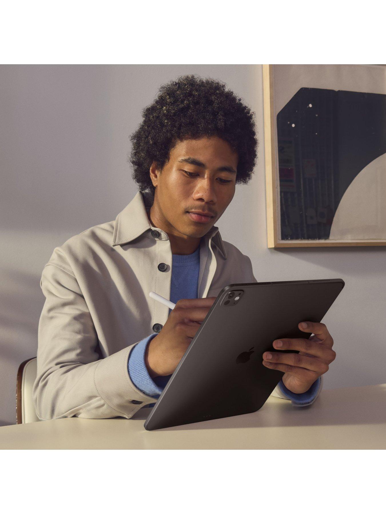 Image 4 of 8 of Apple iPad Pro (M4, 2024) 11-inch, Wi-Fi &amp; Cellular, 256Gb with Standard Glass - Space Black