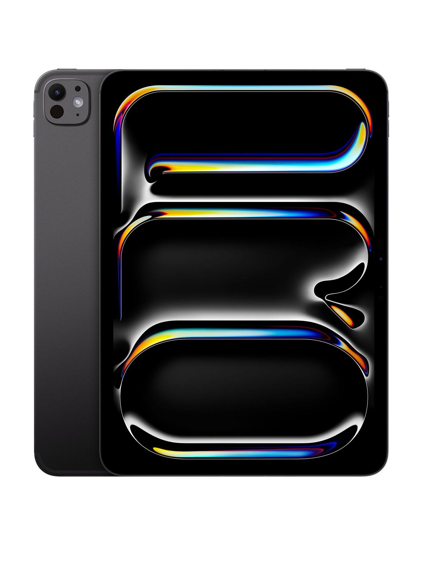 Image 1 of 8 of Apple iPad Pro (M4, 2024) 11-inch, Wi-Fi &amp; Cellular, 512Gb with Standard Glass - Space Black