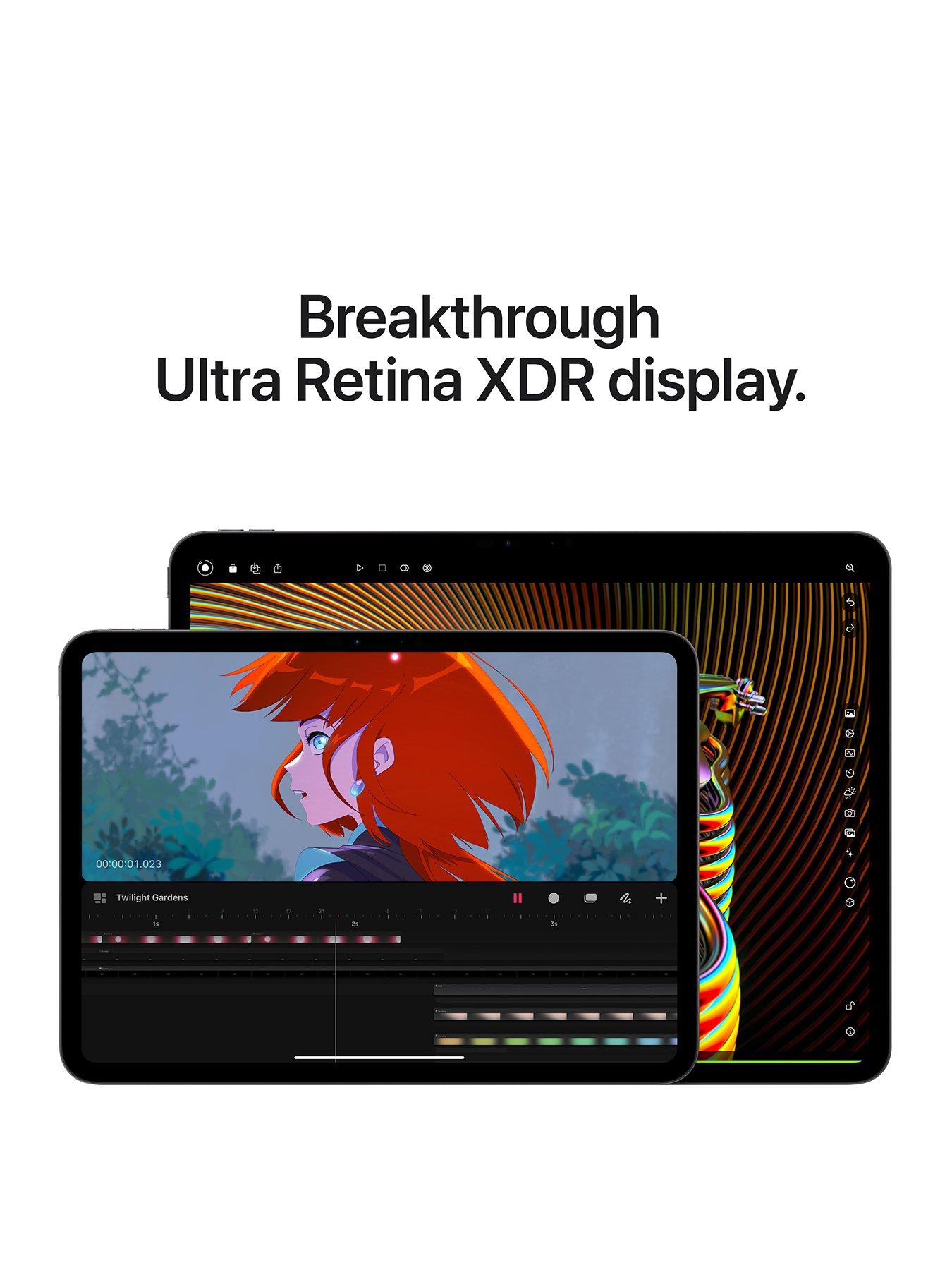 Image 3 of 8 of Apple iPad Pro (M4, 2024) 13-inch, Wi-Fi &amp; Cellular, 512Gb with Standard Glass - Space Black