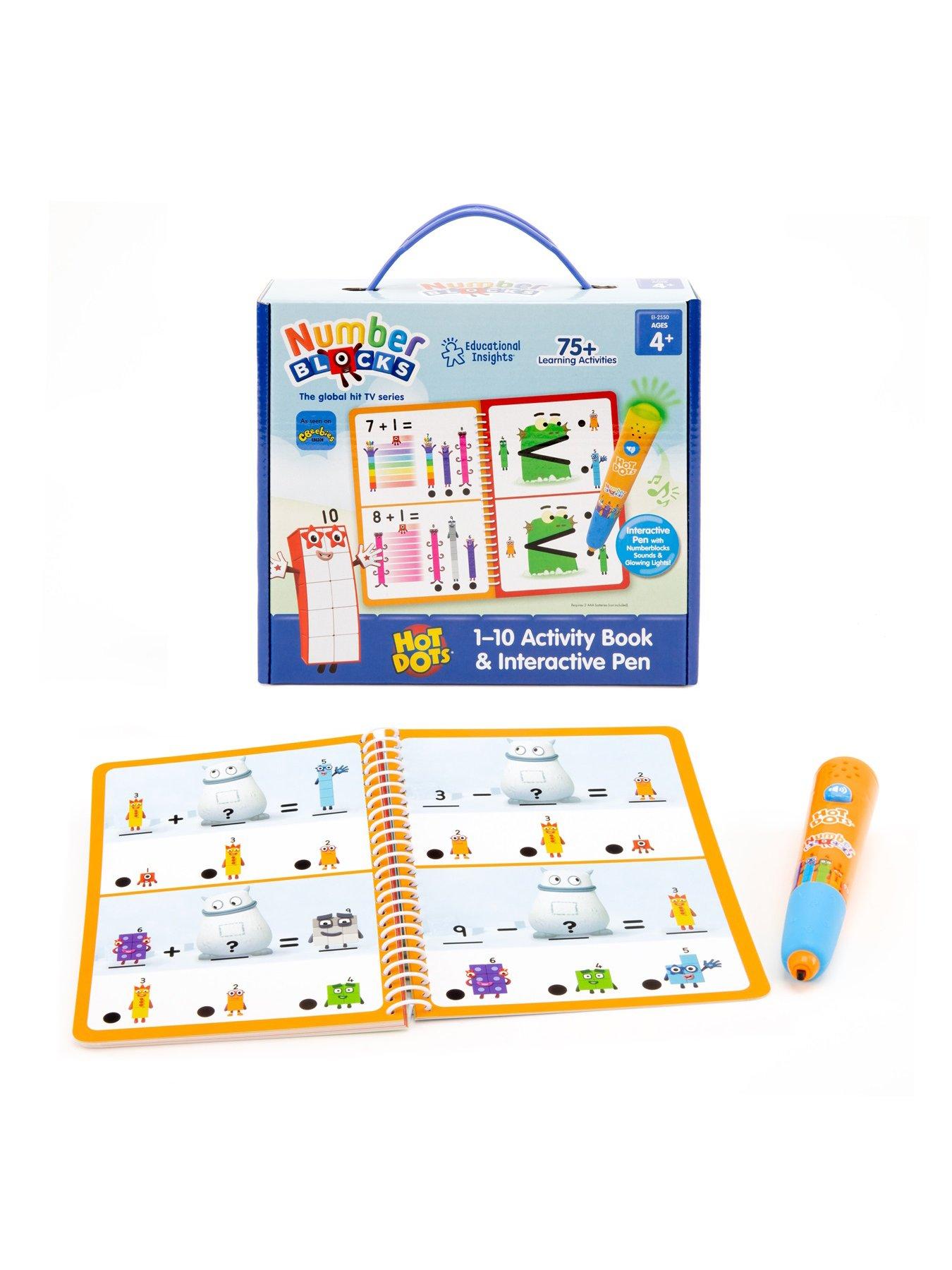 Image 4 of 6 of LEARNING RESOURCES Hot Dots 1-10 Numberblocks Activity Book & Interactive Pen