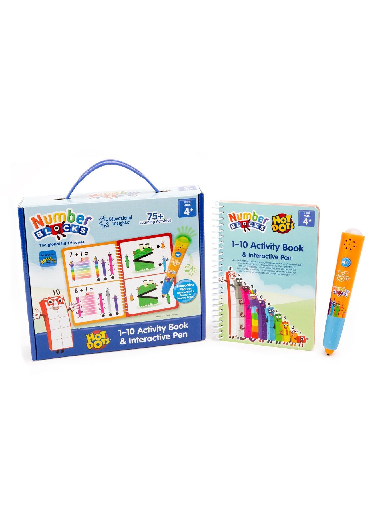 Image 6 of 6 of LEARNING RESOURCES Hot Dots 1-10 Numberblocks Activity Book & Interactive Pen