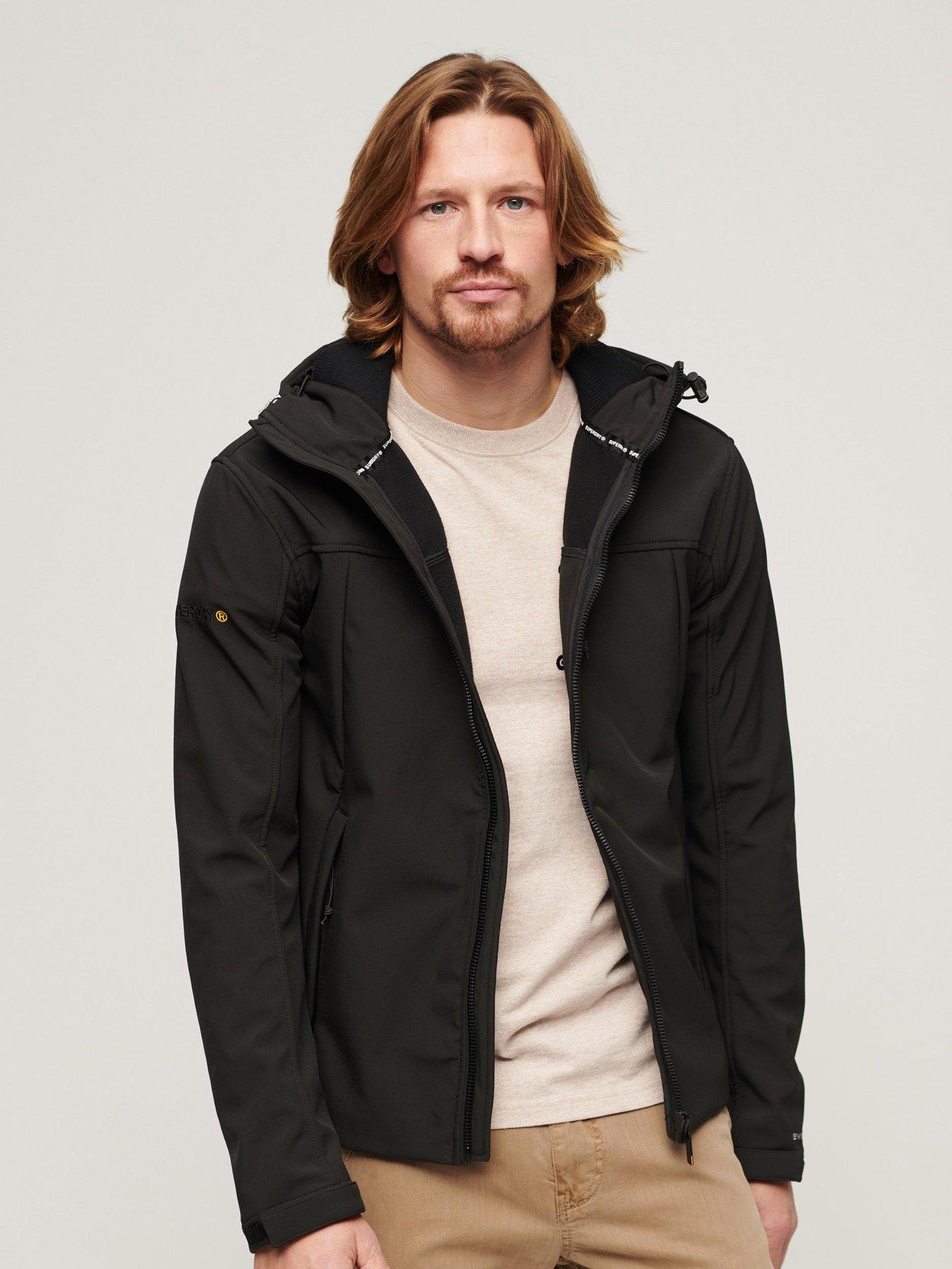 Superdry HOODED SPORTS PUFFR JACKET Black - Fast delivery