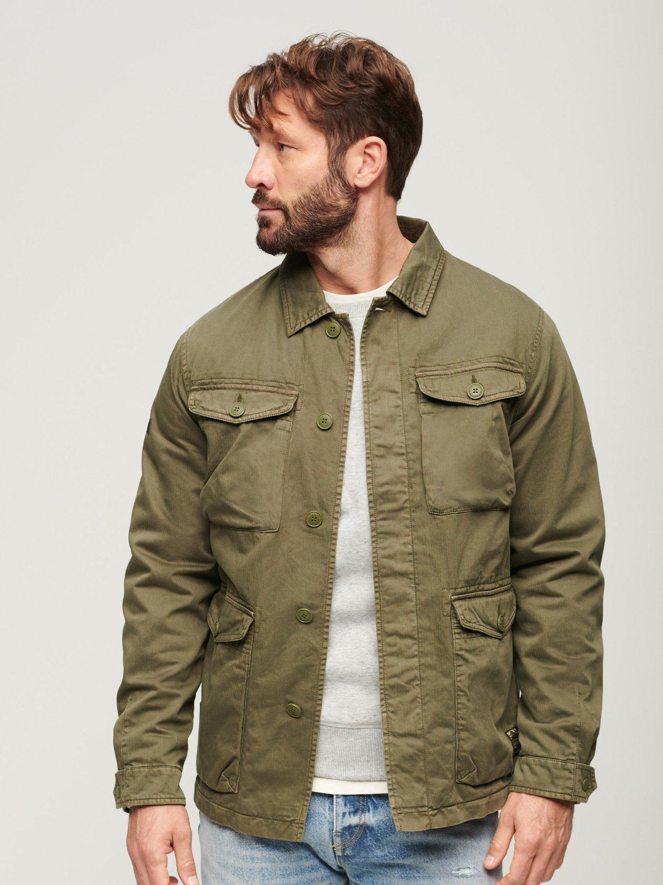 Superdry Vintage M65 Military Jacket Green