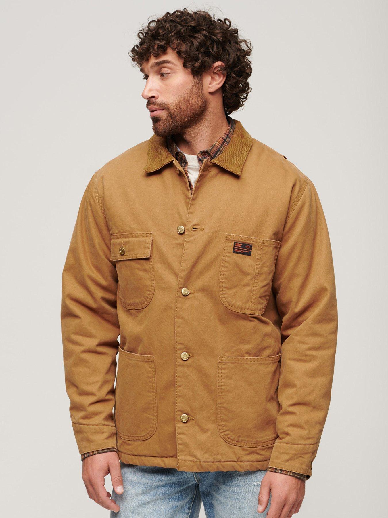 Superdry Surplus Four Pocket Chore Jacket Brown Very