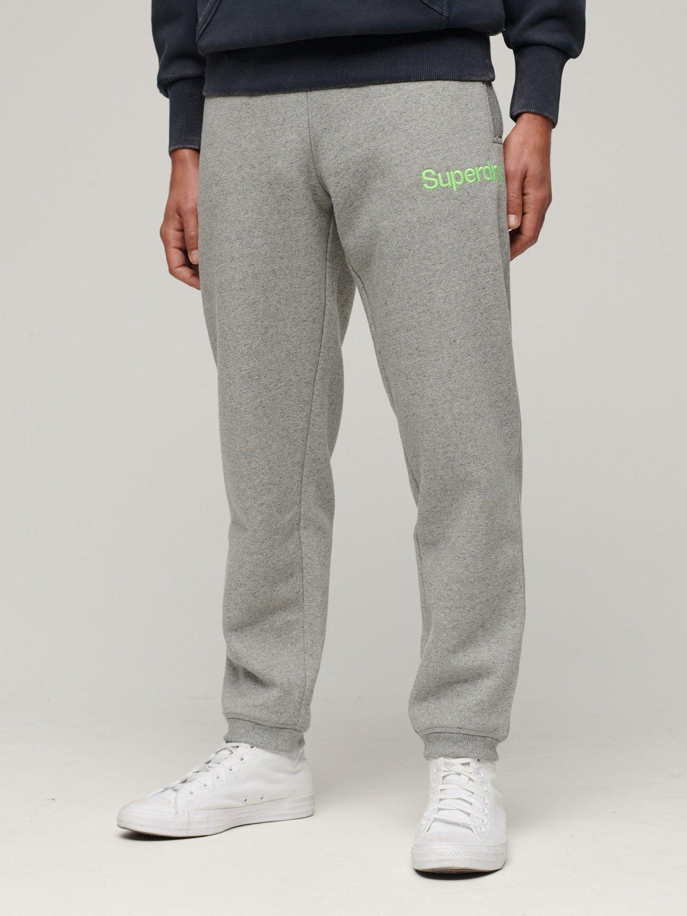 Superdry Core Logo Classic Wash Joggers - Grey