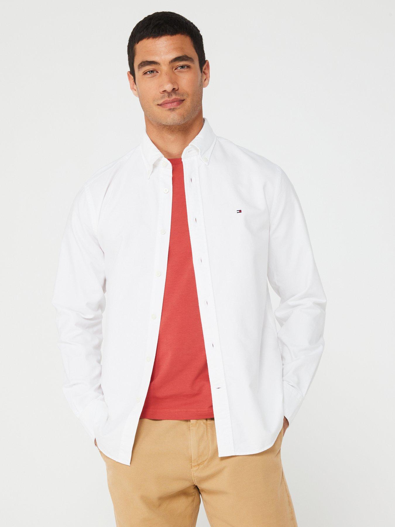 undefined Solid Heritage Oxford Regular Fit Shirt - White