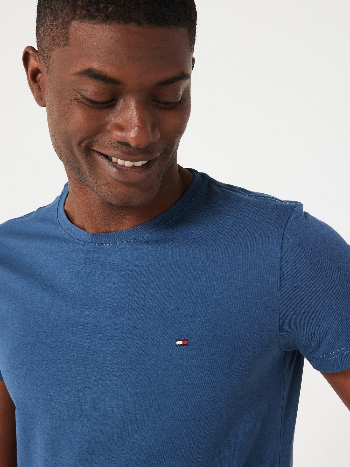 Tommy Hilfiger Blue Cotton Men's T-Shirt main image 0