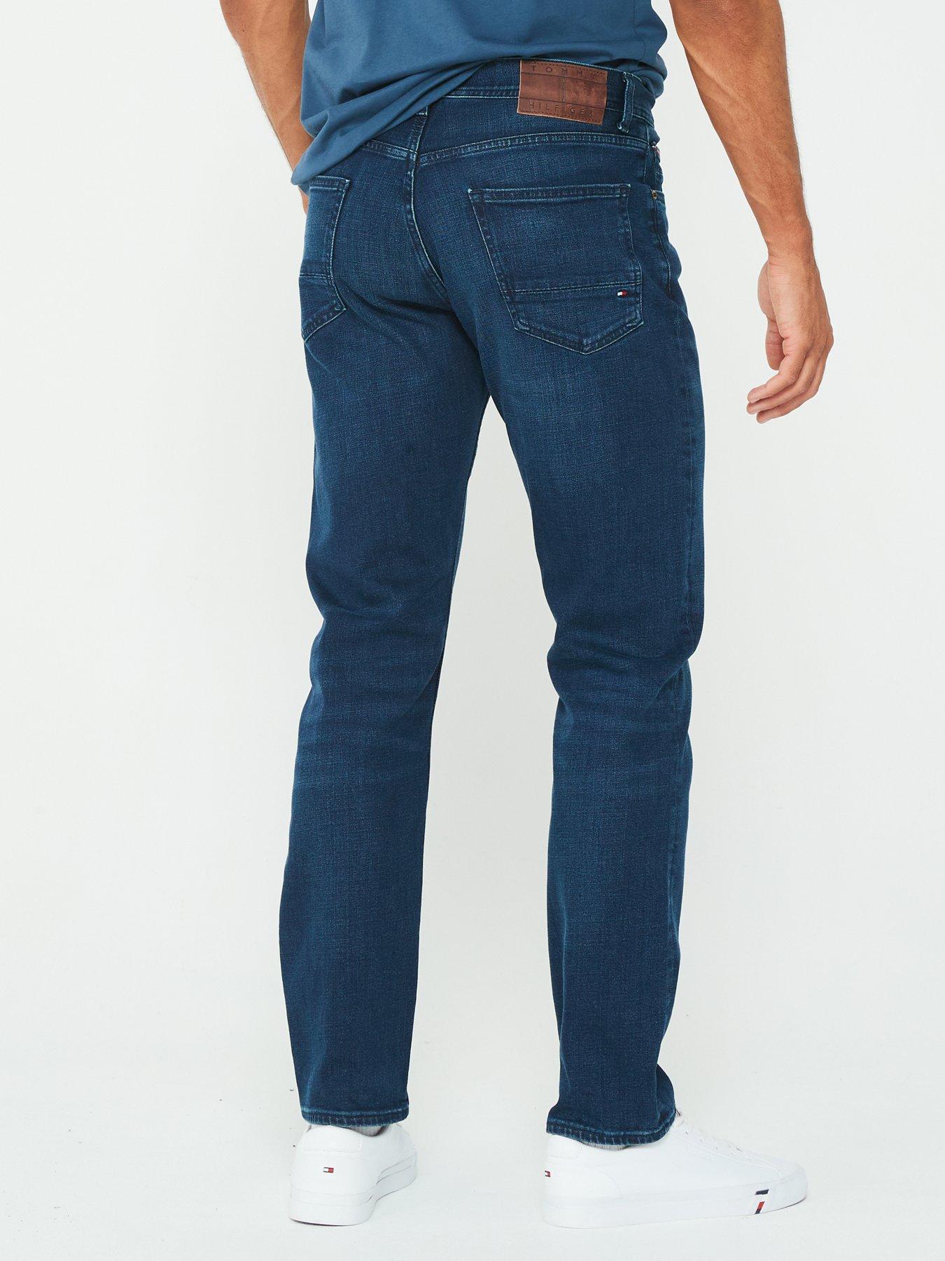 Tommy Hilfiger Mercer Regular Straight Jeans - Bridger Indigo | Very.co.uk