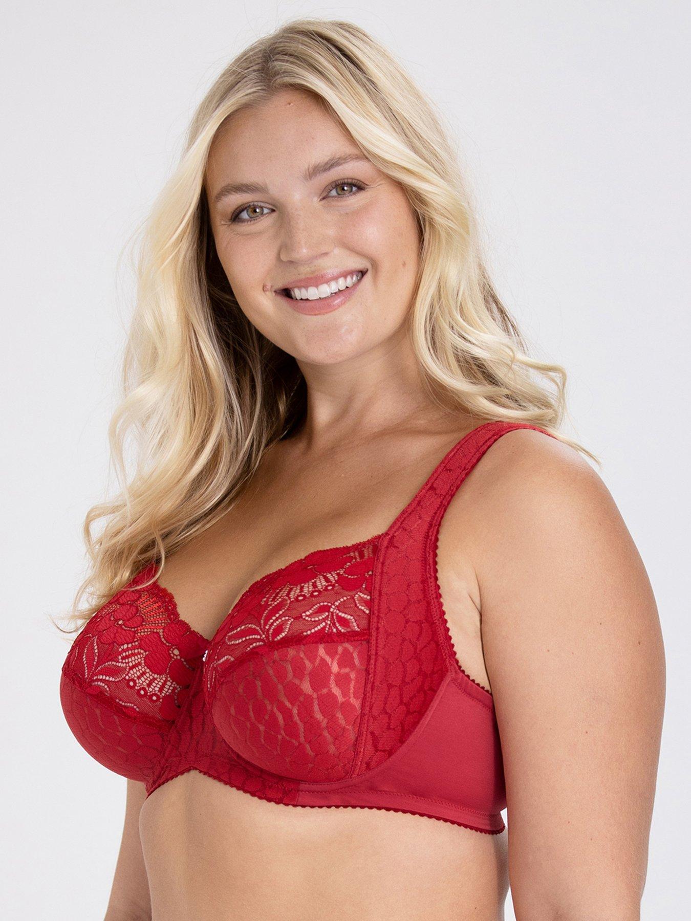 Image 1 of 3 of Miss Mary of Sweden Jacquard &amp; Lace Underwired Bra
