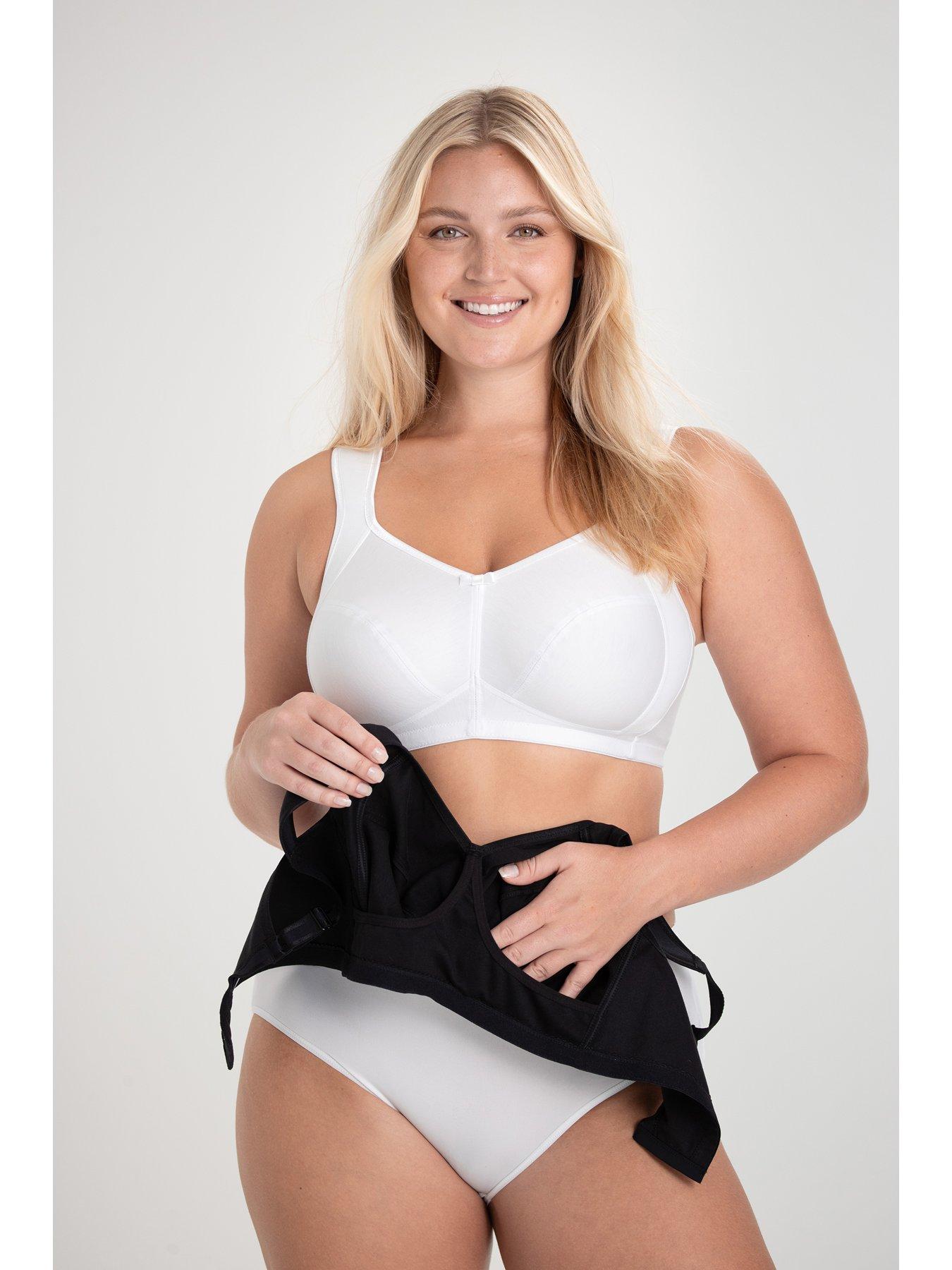Image 3 of 4 of Miss Mary of Sweden Cotton Divide Non Wired Bra