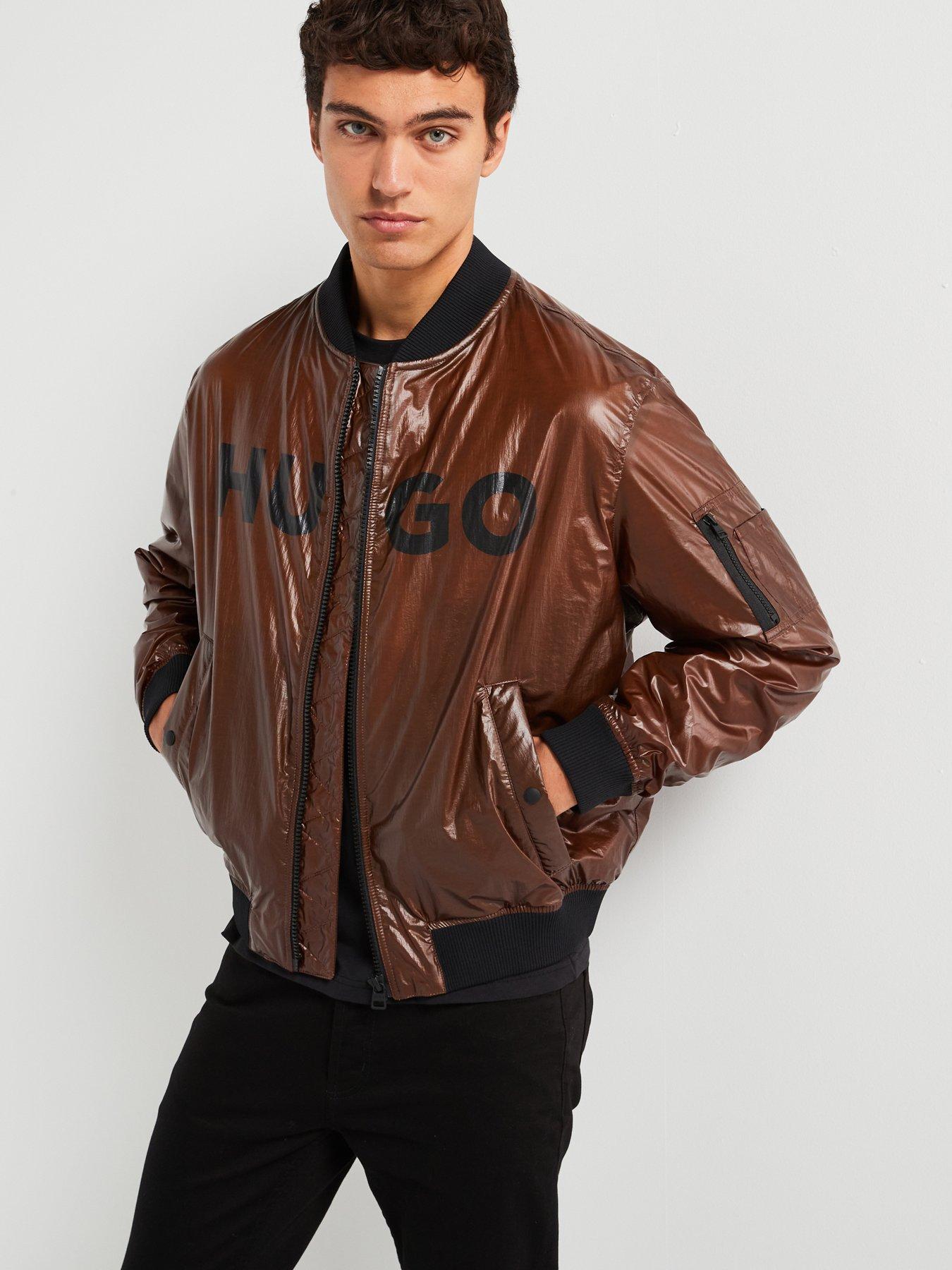 undefined Byler2431 Heat Sensitive Colour Change Bomber Jacket - Brown/orange