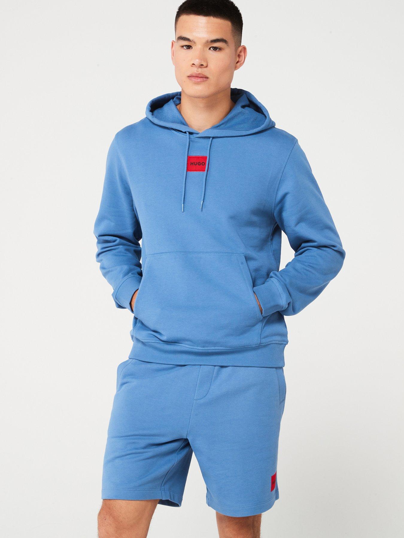 undefined Daratschi214 Centre Patch Logo Hoodie - Mid Blue