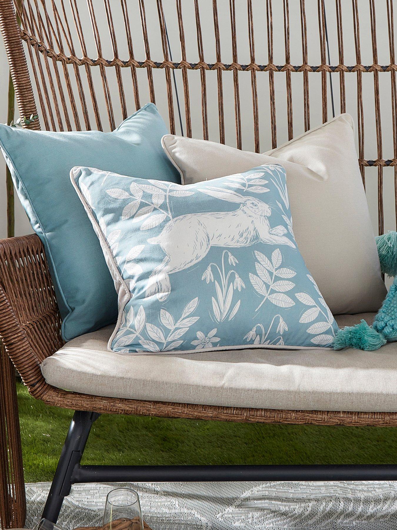 undefined Spring Rabbits Outdoor Cushion