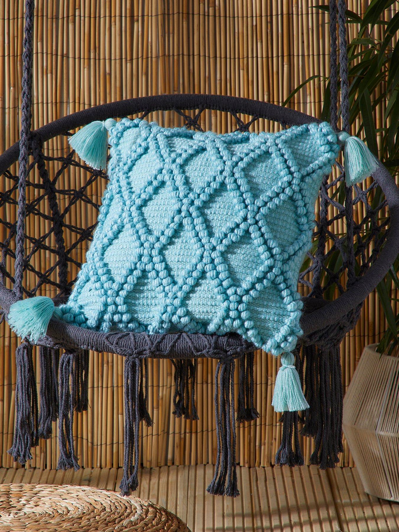 Drift Home Alda Outdoor Cushion - Duck Egg