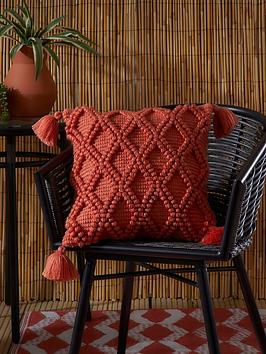Product photograph of Drift Home Alda Outdoor Cushion - Terracotta from very.co.uk