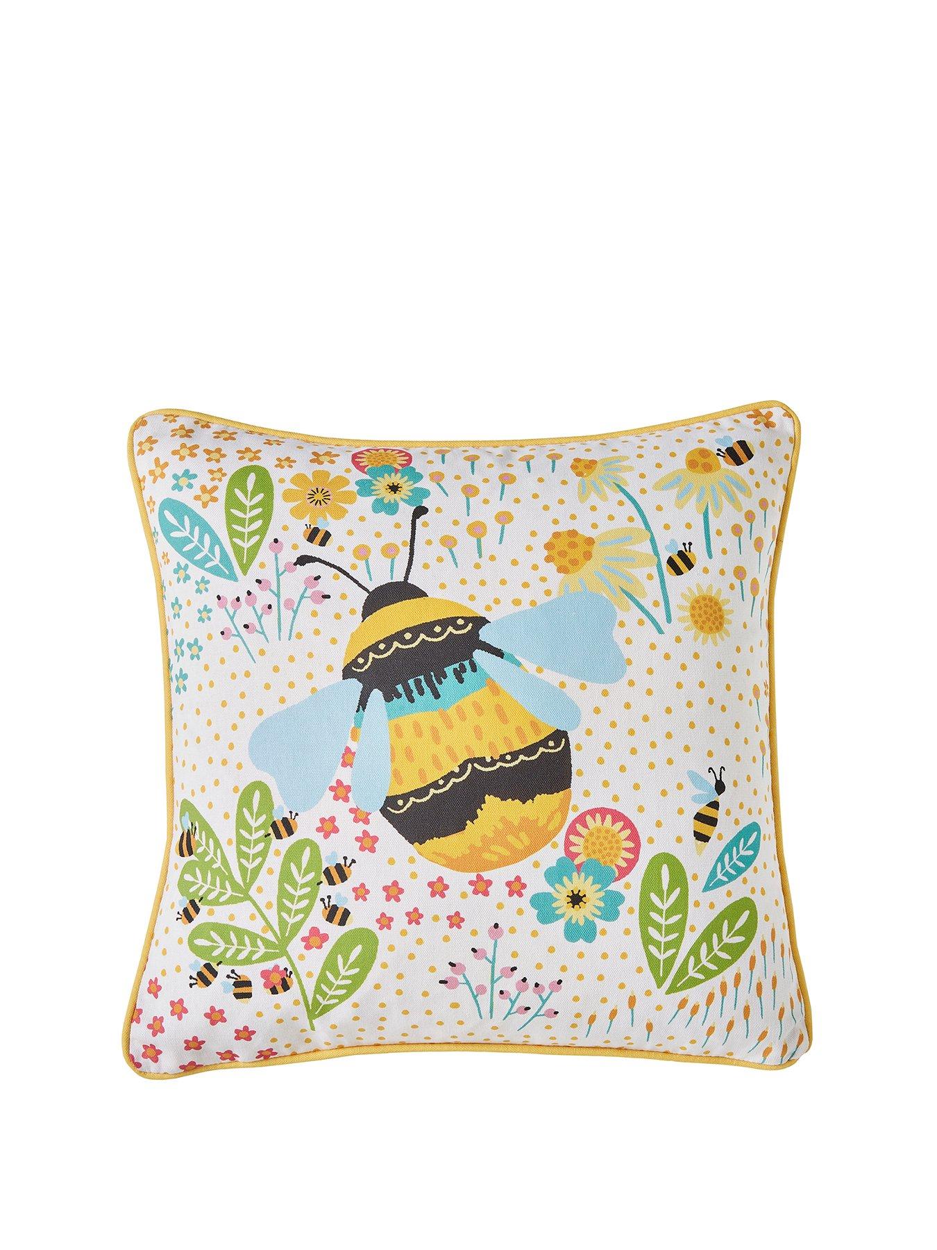 Image 2 of 5 of Fusion Buzzy Bee Outdoor Cushion