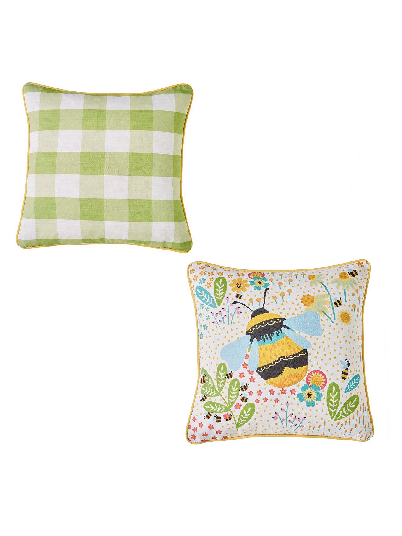 Image 4 of 5 of Fusion Buzzy Bee Outdoor Cushion
