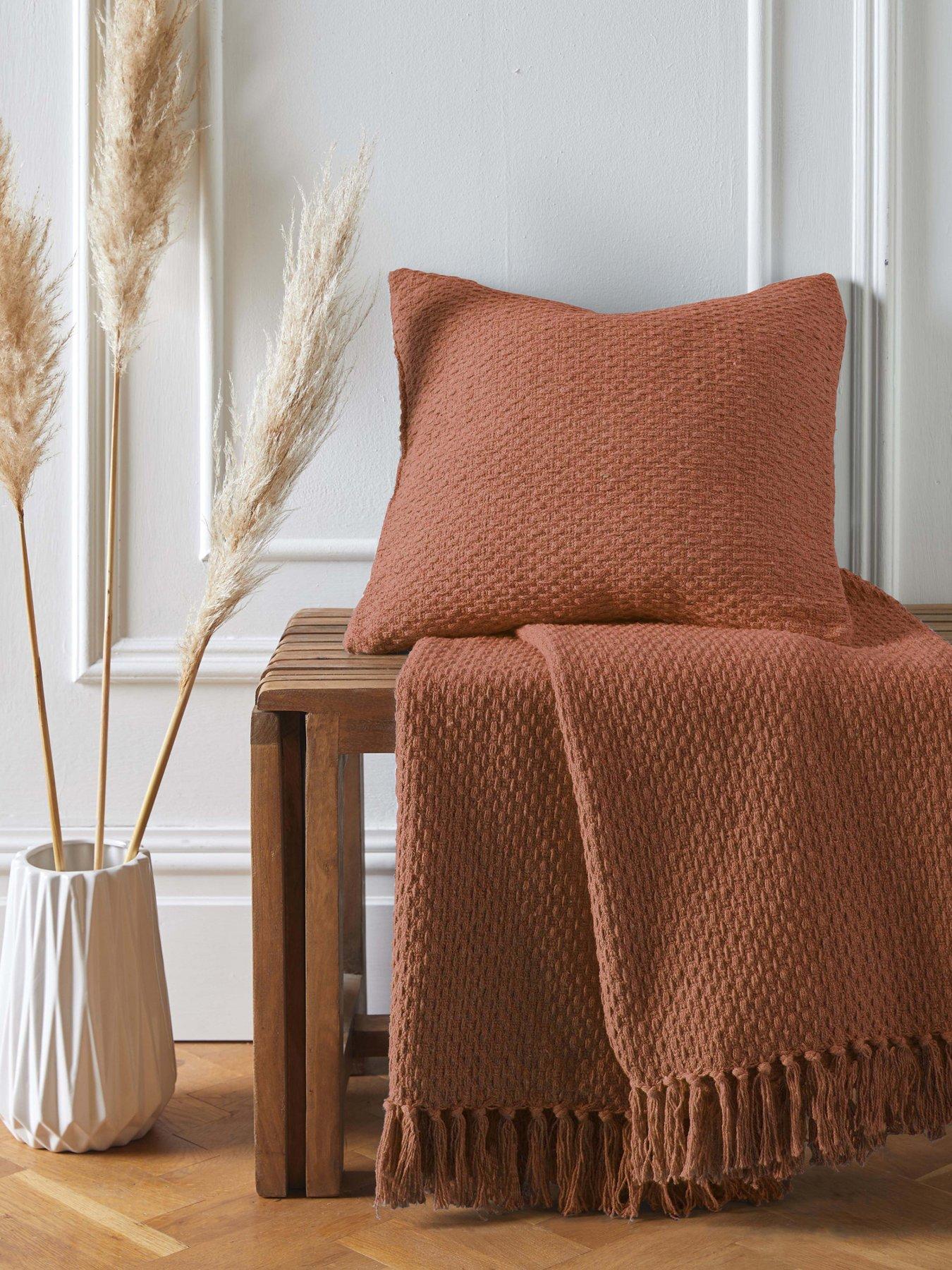 Drift Home Hayden Cushion - Terracotta