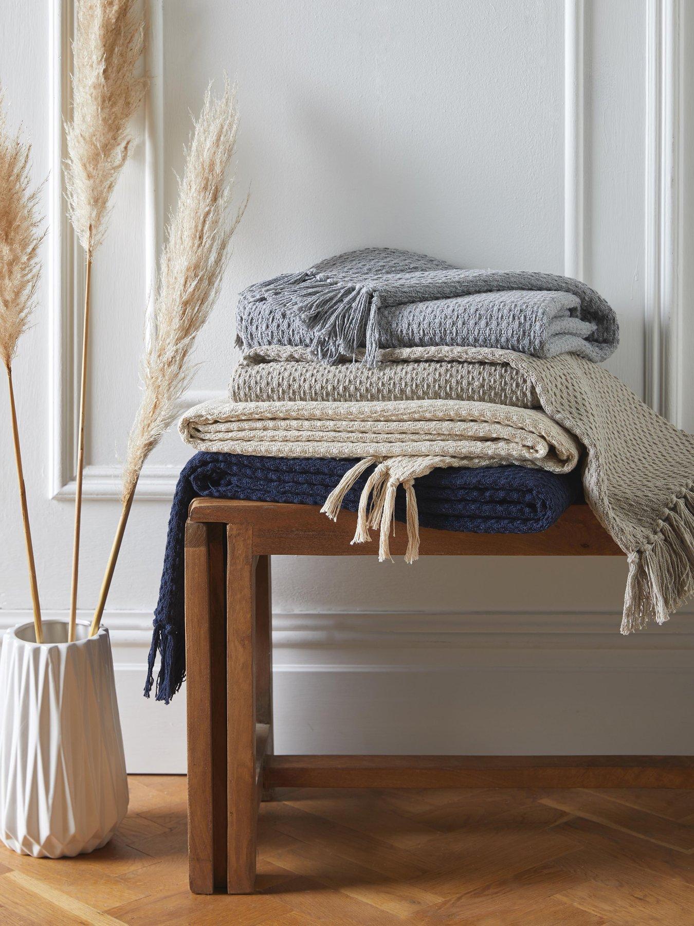 Image 5 of 5 of Drift Home Hayden Throw - Natural