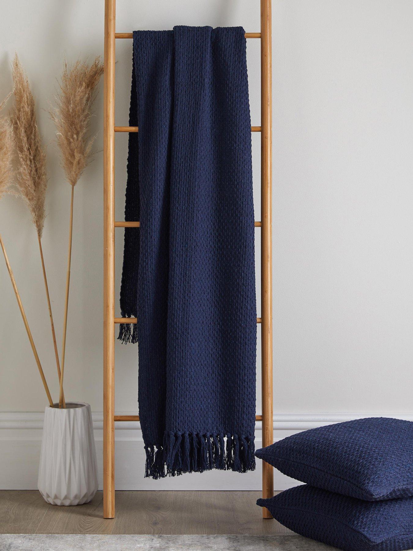 Image 1 of 5 of Drift Home Hayden Throw - Navy