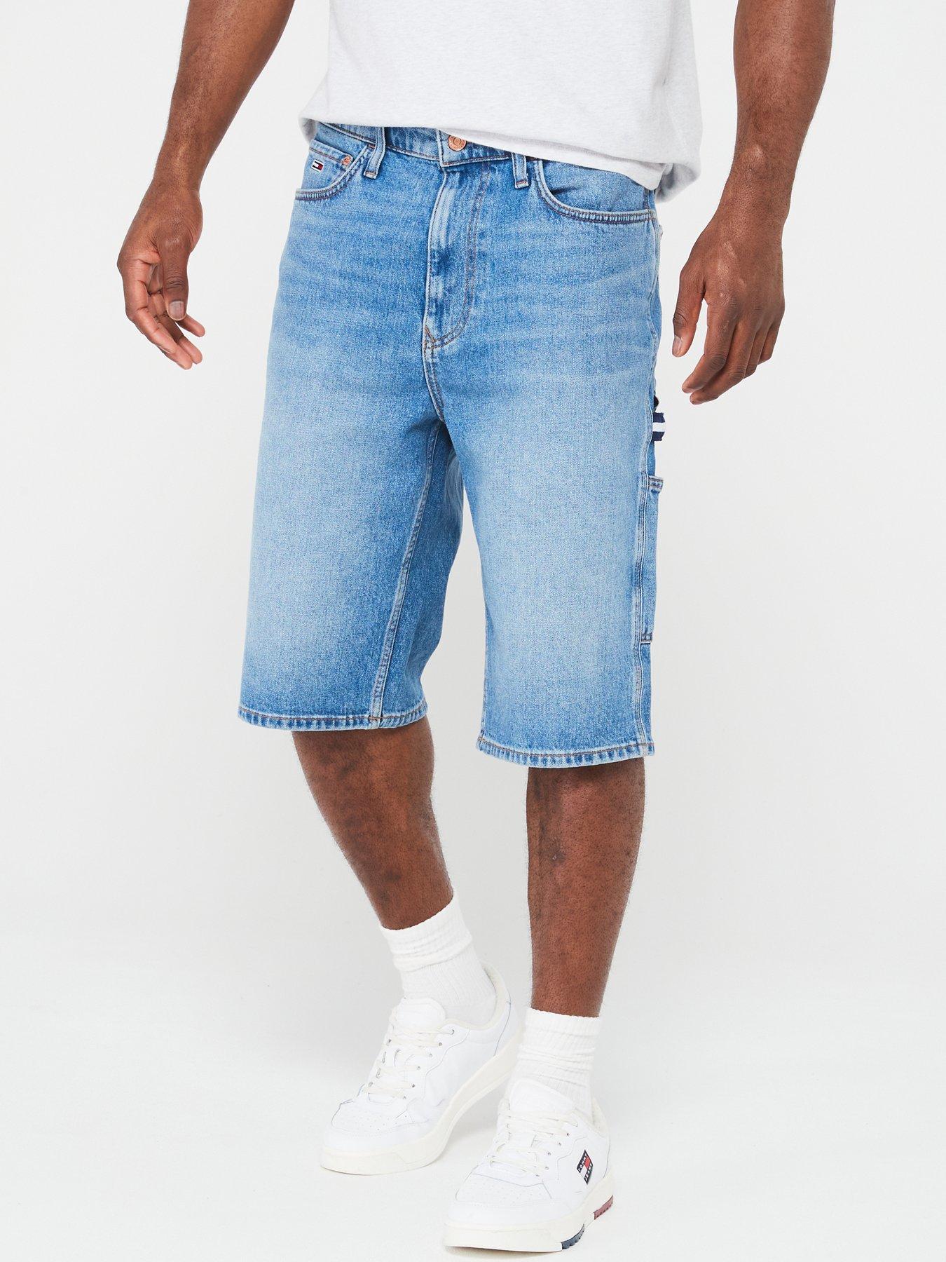 Tommy Jeans Skater Carpenter Denim Shorts Stonewash Very.co.uk