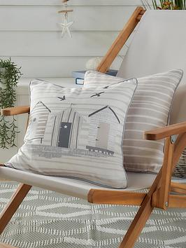 Product photograph of Fusion Outdoor Cushion Beachhuts - Natural from very.co.uk