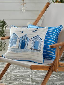 Product photograph of Fusion Outdoor Cushion Beachhuts - Blue from very.co.uk