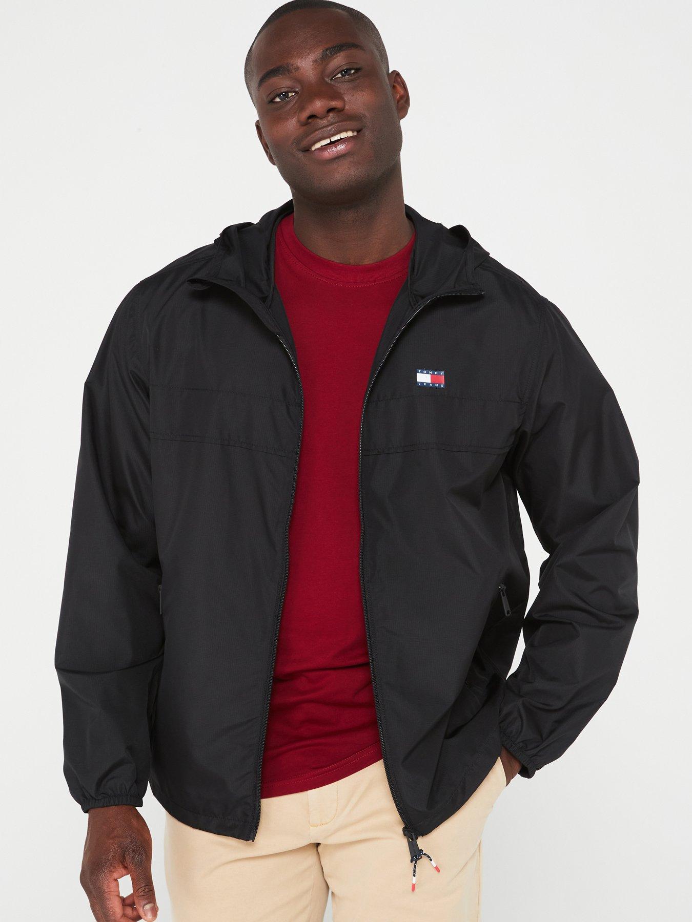 Tommy Jeans Lightweight Chicago Hooded Jacket Black Very