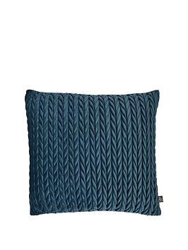 Product photograph of Laurence Llewelyn-bowen Amory Cushion -teal from very.co.uk