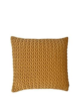 Product photograph of Laurence Llewelyn-bowen Amory Cushion - Gold from very.co.uk