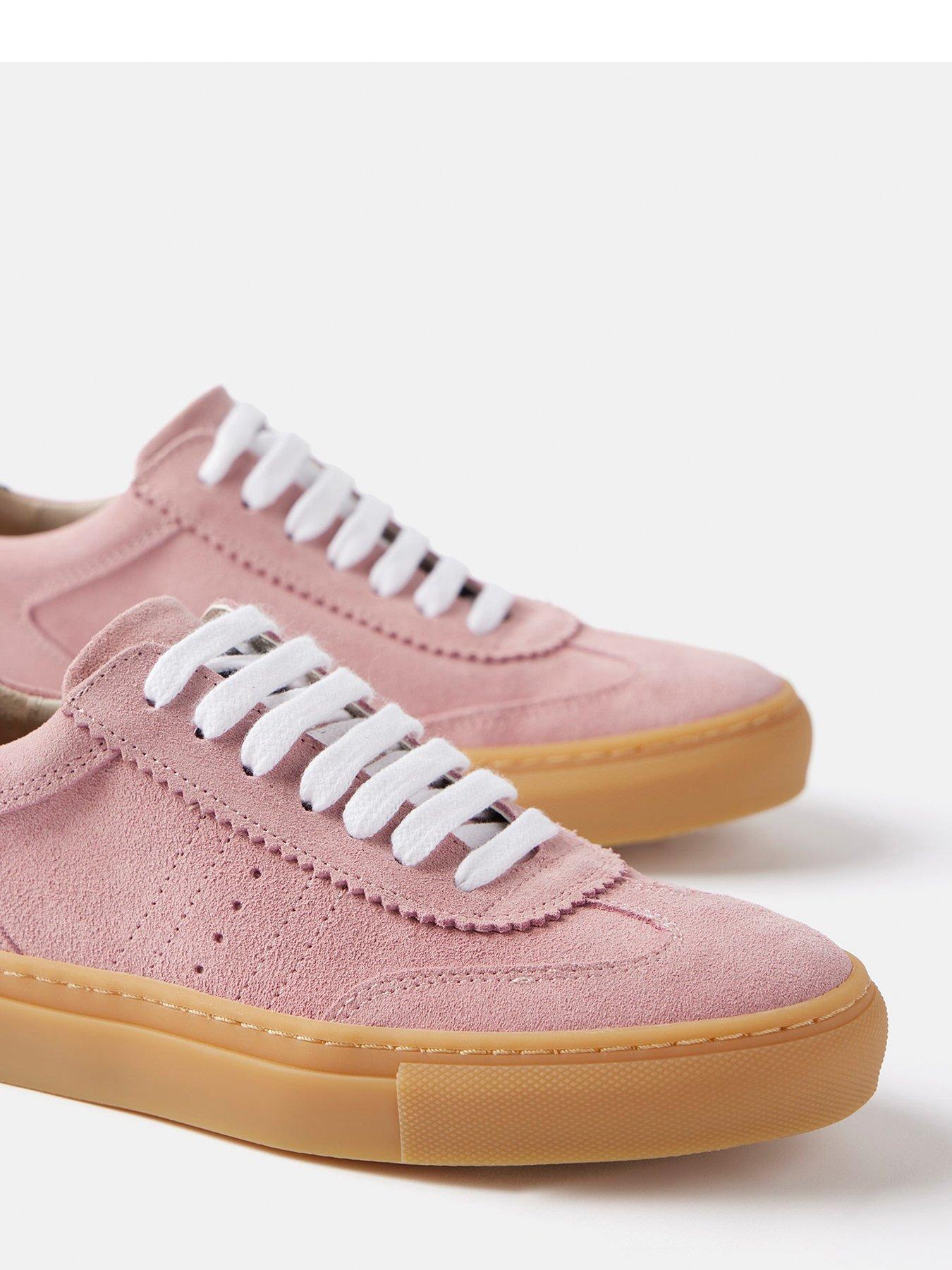 Pink suede sneakers online